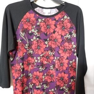LuLaRoe floral Randy Tee